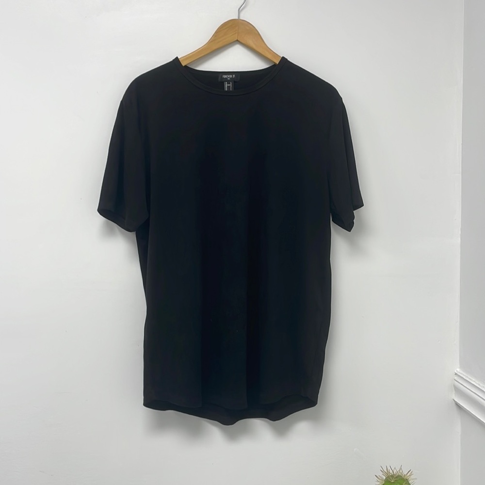 forever 21Black suede tee, Size Large, Brand Forever 21